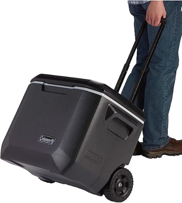 Coleman Portable Rolling Cooler | 50 Quart Xtreme 5 Day Cooler with Wheels | Wheeled Hard Cooler Keeps Ice Up to 5 Days - Image 3