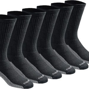 Men's Dri-Tech Moisture Control Crew Socks Multipack, Available in M-XXL