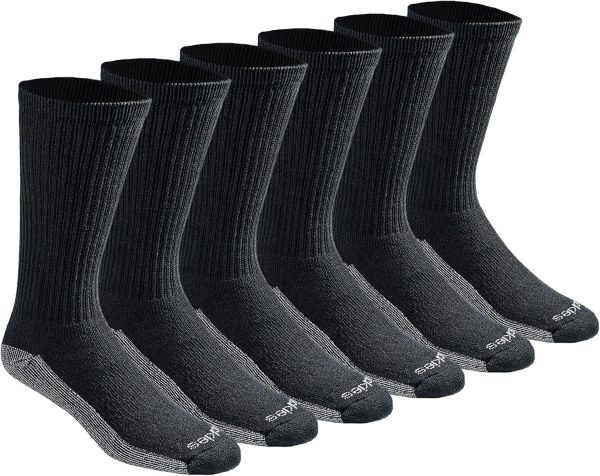 Men's Dri-Tech Moisture Control Crew Socks Multipack, Available in M-XXL