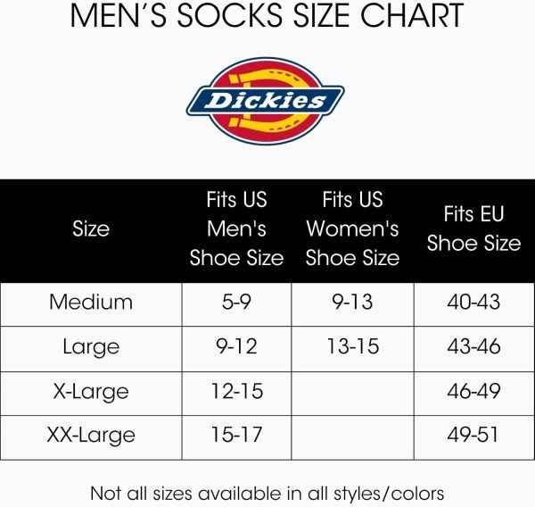Men's Dri-Tech Moisture Control Crew Socks Multipack, Available in M-XXL - Image 3