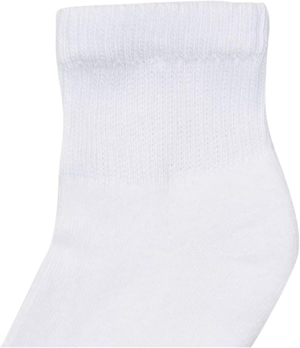 womens Ultimate Comfort Toe Seamed Ankle Socks Pack Of 6 - Image 3